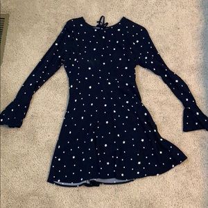 Star print dress